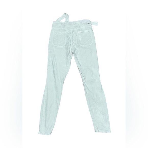 Mother The Tie Patch Looker Ivory Belt Jeans Denim - Picture 6 of 8